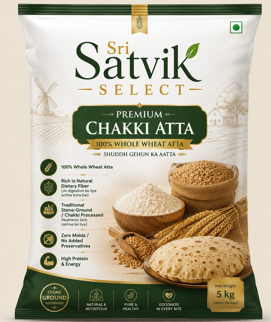 Wheat Flour Front
